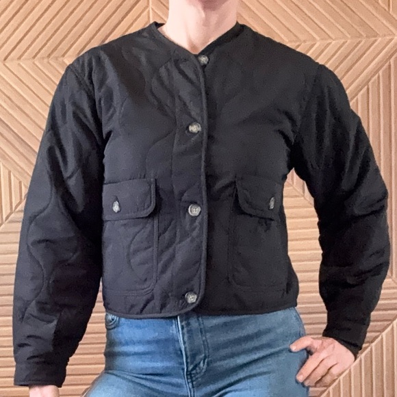 H&M Jackets & Blazers - H&M Black Utility Jacket